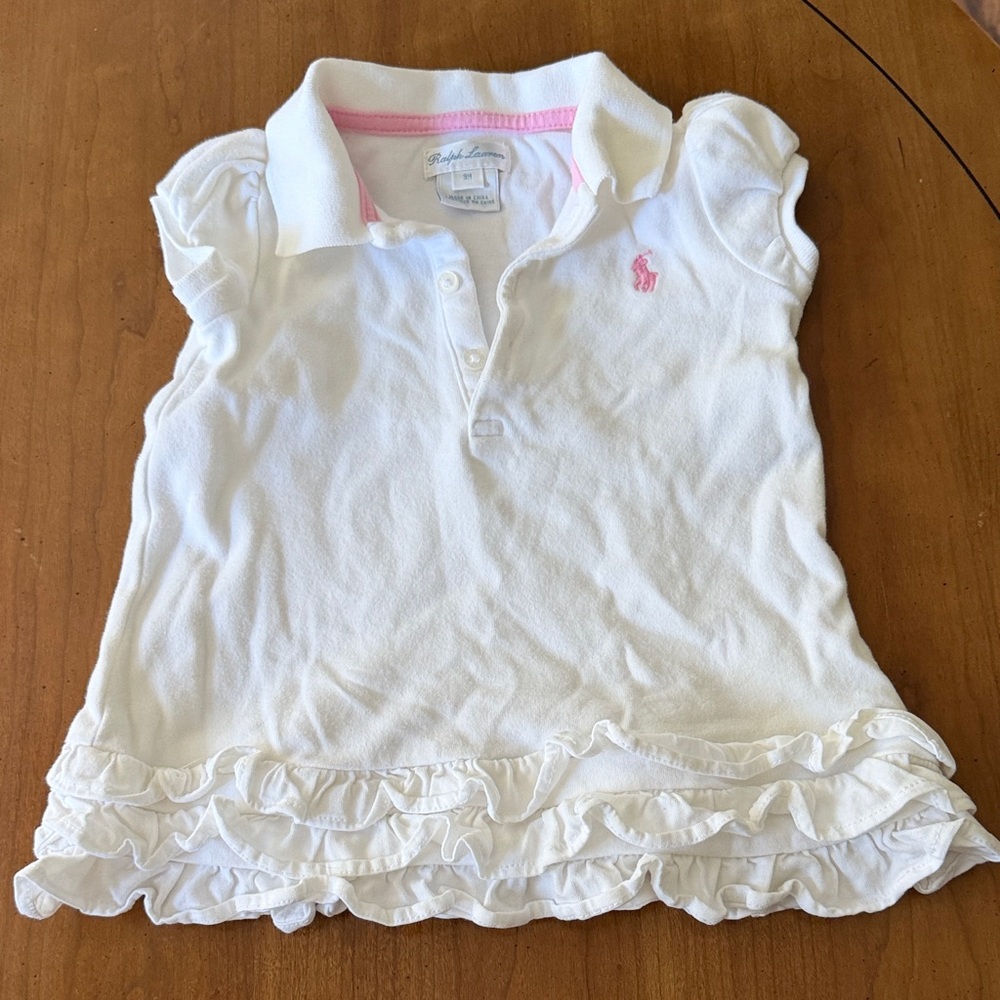 Ralph Lauren Polo Ruffle Dress Baby